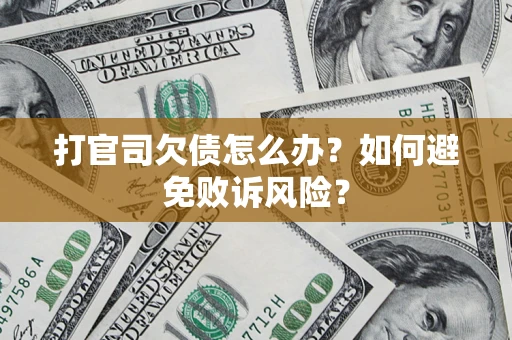 北京打官司欠债怎么办？如何避免败诉风险？