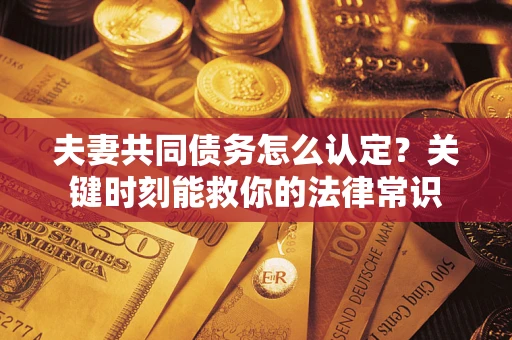 北京夫妻共同债务怎么认定？关键时刻能救你的法律常识