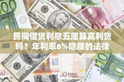 北京民间借贷利息五厘算高利贷吗？年利率6%隐藏的法律风险全解析