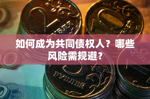 北京如何成为共同债权人？哪些风险需规避？