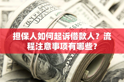北京担保人如何起诉借款人？流程注意事项有哪些？